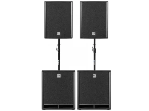 arso kolonėlės nuoma Vilniuje: „HK Audio Premium PR “ – profesionalus sprendimas jūsų renginiams Planuojant renginį Vilniuje, ypatingai svarbu užtikrinti, kad garsas būtų kokybiškas ir galingas. Tiek vidaus, tiek lauko renginiams tinkamas sprendimas yra „HK Audio Premium PR “ garso sistema, kurią sudaro aktyvios kolonėlės ir žemo dažnio kolonėlės. Ši garso sistema puikiai tinka renginiams, kuriuose dalyvauja 30–100 žmonių. Galia ir sudėtis: Galia: Bendras sistemos galingumas siekia įspūdingus 3000W RMS, kas užtikrina puikų garsą tiek mažesniems, tiek vidutinio dydžio renginiams. Aktyvios kolonėlės: „HK Audio Premium PR 12“ aktyvios kolonėlės puikiai atkartoja vidutinio ir aukšto dažnio garsus, kas užtikrina aiškų ir švarų muzikos skambesį. Žemo dažnio kolonėlės: „HK Audio PR 18 SUB A“ žemo dažnio kolonėlės suteikia gilų, galingą bosą, kas yra būtina norint sukurti pilną, sodrų garso spektrą. Techninės savybės: Aktyvių kolonėlių (TOP) išmatavimai: 39 x 57 x 36 cm, svoris – 18 kg. Tai kompaktiškos ir palyginti lengvos kolonėlės, kurios lengvai transportuojamos ir sumontuojamos. Žemo dažnio kolonėlių (SUB) išmatavimai: 53 x 61 x 64 cm, svoris – 39,8 kg. Nors subwooferiai yra sunkesni, jie užtikrina nepriekaištingą žemų dažnių atkūrimą, būtina kokybiškai muzikos klausymo patirčiai. Kam tinka ši garso sistema? Ši „HK Audio Premium PR “ garso sistema yra ideali 30–100 žmonių grupei. Tai puikus pasirinkimas tiek privačioms šventėms, tiek vidutinio dydžio renginiams, tokiems kaip gimtadieniai, vestuvės ar mažesni koncertai. Sistemą galima naudoti tiek viduje, tiek lauke, tad nepriklausomai nuo vietos, galėsite džiaugtis galingu ir kokybišku garsu. Nuomos privalumai: Nuomodami šią garso sistemą Vilniuje, jūs gaunate profesionalų sprendimą be didelių investicijų. Garso įrangos nuoma leidžia išvengti rūpesčių dėl įrangos priežiūros ar sandėliavimo, o garso sistemos montavimą ir derinimą gali atlikti specialistai, kurie užtikrins, kad garsas bus nepriekaištingas. Garso kolonėlės „HK Audio Premium PR “ nuoma Vilniuje – tai profesionalus ir patikimas pasirinkimas, užtikrinantis kokybišką garsą bet kokiam renginiui.